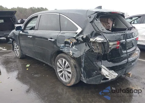 2014 Acura Mdx Technology Package из США, поврежденный, VIN 5FRYD3H45EB014077